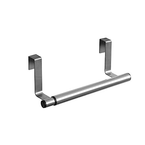 Extendable Over Door Towel Rack Stainless Steel Non-Slip Towel Holder Rack Bar For Kitchen And Bathroom (1 Piece)