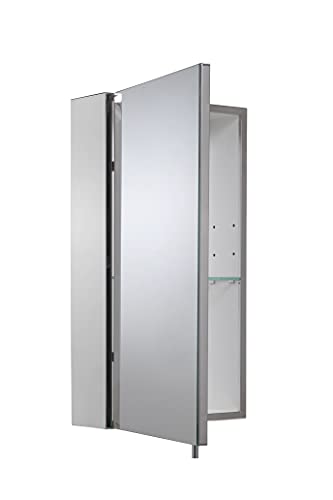 Croydex Anton Single Door Stainless Steel Cabinet