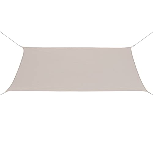 Coolaroo 11'10" x 8’ Rectangle Ready to Hang Shade Sail up to 90% UV Block for Outdoor Patio Garden