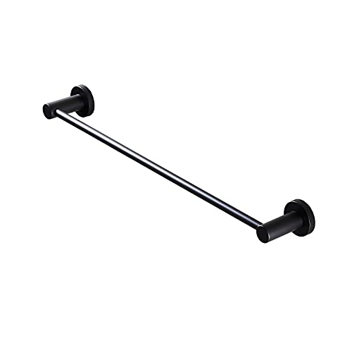 Towel Bar for Bathroom Wall Mounted 40cm(15.7inch)Matte Black SUS 304 Stainless Steel Shower Towel Rack Gudetap GTA20806B