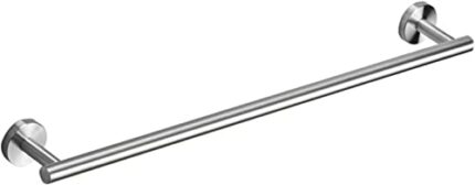 Towel Rails Wall Mounted Bath Towel Rack,Wall Mounted Towel Rails Stainless Steel Brushed Finish Towel Bar Round Single Towel Holder Rod for Bath