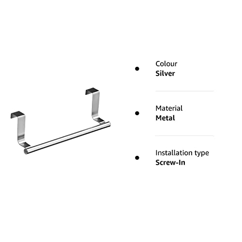 Over Kitchen Cabinet Door Tea Hand Towel Rail Holder Hanger Storage