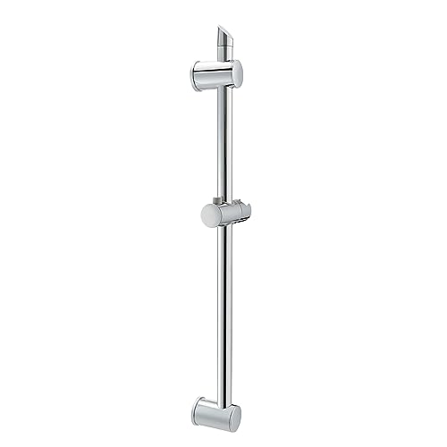 ENKI, S08, Shower Slider Riser Rail, Riser includes Shower Head Holder Bar and Shower Pole for Shower Head, Durable Chrome Finish