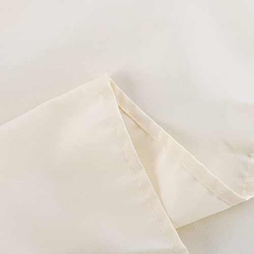 KHBNHJ Sun Umbrella Replacement Cloth, 2.7M Garden Parasol Canopy Cover for Patio Sun Umbrella, Market Table Umbrella Replacement Canopy Beige, 6