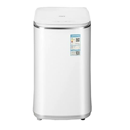 Washing Machines 3.0KG Mini Semiautomatic Camping Washing Machine, Portable Compact Design,95℃ High Temperatu(mini washing machine) (White)