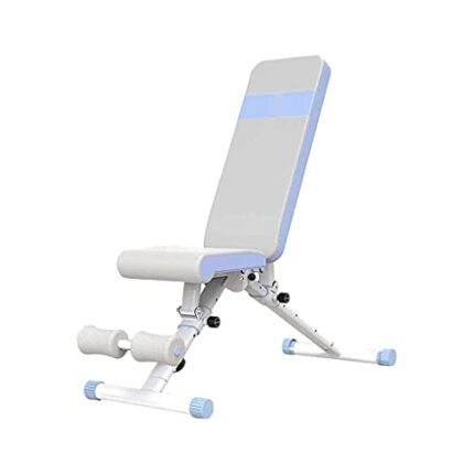 LLRYN Weight Bench, Adjustable Strength Training Bench for Full Body Workout with Fast Folding