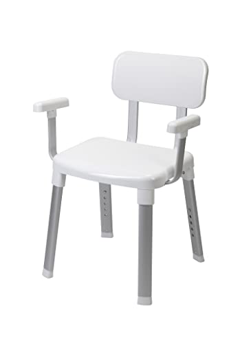 Croydex Modular Shower Seat with Arms, White