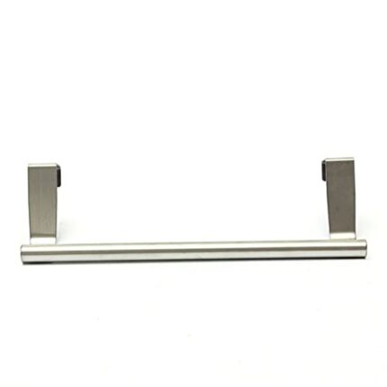 Over The Door Towel Rail Anti Slip Stainless Steel Bath Towel Rack Punch-Free Cupboard Drawer Cabinet Towel Holder for Kitchen and Bathroom Cupbo