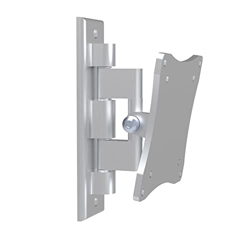Intec brackets - Swivel and Tilt TV Wall Bracket Fits 17-27" with VESA 75x75 & 100x100mm. Silver