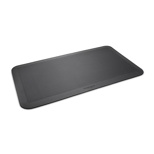 Kensington Anti Fatigue Mat for Home Office, Black - Reduces Fatigue and Provides Comfort, Ergonomic, Ideal for standing desk, kitchen, Anit-slip