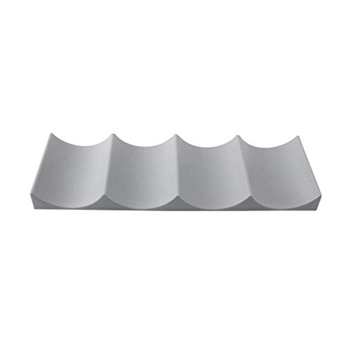 European Style Wine Rack,Anti Slip Table Top Home Fridge Shelf, Countertop Plastic Wine Bottle Display Mat Can Easy Stacker Storage Rack For Kitc