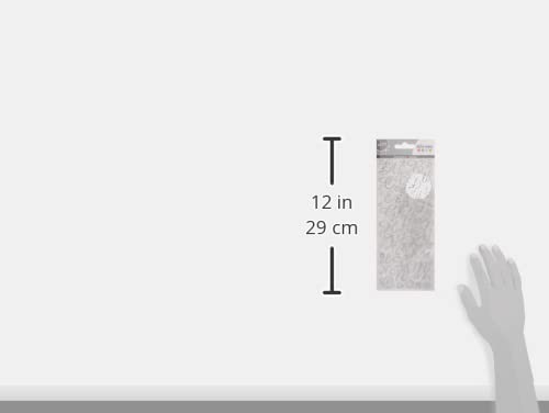 Artemio Alphabet Scrapbooking Stickers, Paper, Silver, 14 x 0,2 x 24,5 cm