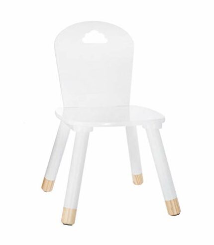 ATMOSPHERA Chair White, Wood, L. 28 x l. 50 x H. 28 cm
