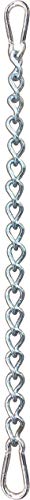 KLIFFHÄNGER Chain with two carabiners, variable attachment for hanging chair | Max Load 230 kg (500 lb) | different designs (Chain 66 cm)