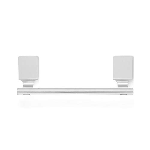 Compactor Magnetic Small Kitchen Towel Rail for Fridges and Metal Surfaces, Stainless Steel, (0,9 & 1,2 mm, Tube = 12 mm), Chrom, 23.5 x 4.5 x 6.