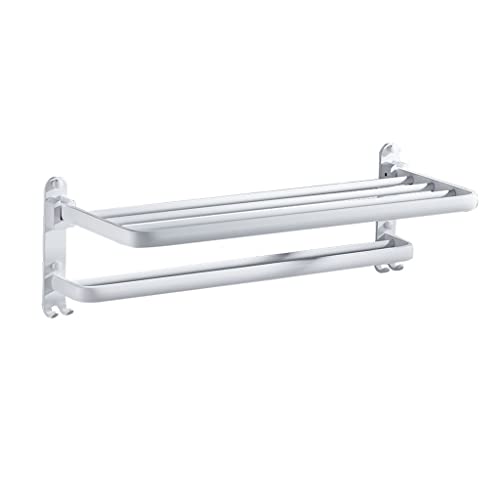 HIGOH Towel Racks,Bathroom Towel Rack Wall Mounted Towel Holder,Bathroom Accessories,Aluminum Folding Towel Rack,Towel Holder,Bath Hardware Bakin
