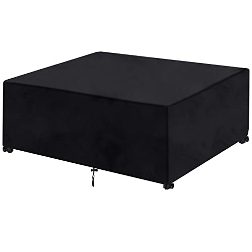 Tesmotor Garden Furniture Covers Waterproof, 420D Oxford Fabric Patio Furniture Set Covers Extra Large Outdoor Furniture Cover for Table Chairs S