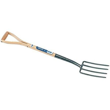 Draper DRA14304 Carbon Steel Border Fork with Ash Handle