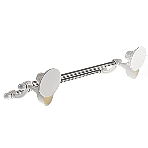 HIGOH Towel Racks, Towel Rail for Bathroom,Self-Adhesive Towel Holder Rack,Wall Mounted Towel Hanger,Bathroom Towel Bar with Suction Cup Bathroom