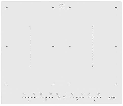 Amica 23442 Induction hob with 4 Heating Fields PI6144S4WSU, Glass