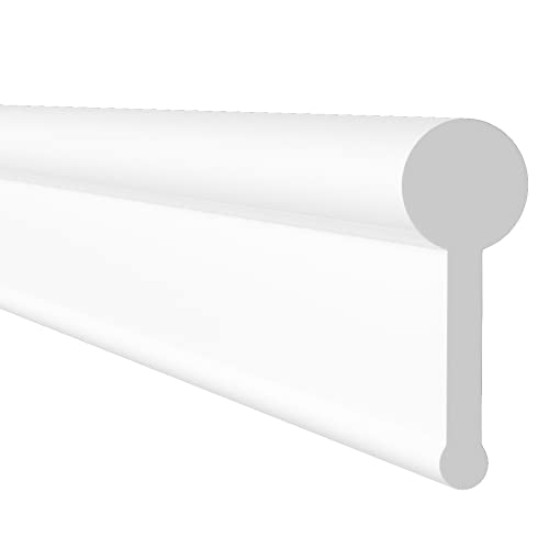 HNNHOME White Shower Screen Seal Strip for Folding Doors - 1 Metre
