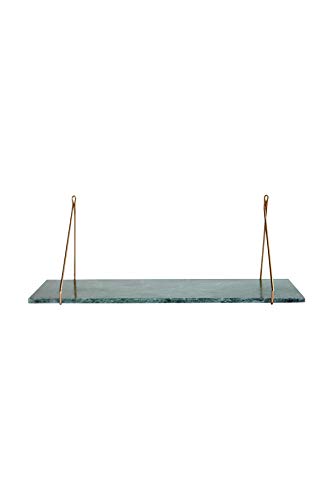 House Doctor Shelf, Green Marble, 70 x 24 cm