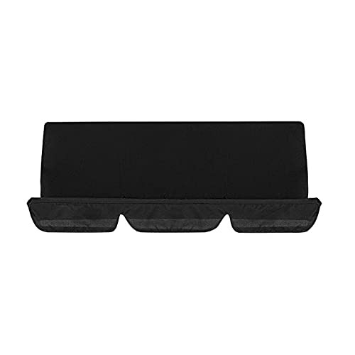 NJGRAE Swing Cushion Cover, Waterproof 3 Seater Swing Seat Cover Bench Cushion Covers Chair Protection for Outdoor Garden Patio Hammock (Gray)