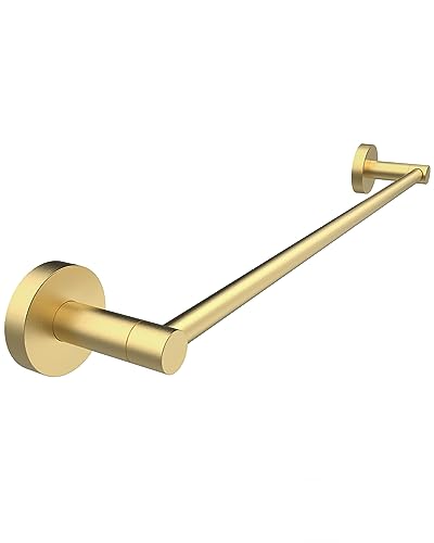 Fixsen 18-inch Gold Single Towel Bar Towel Rack Hand Towel Holder Stainless Steel and Zinc Alloy 1pc for Kitchen and Bathroom Wall Mount Heavy Du