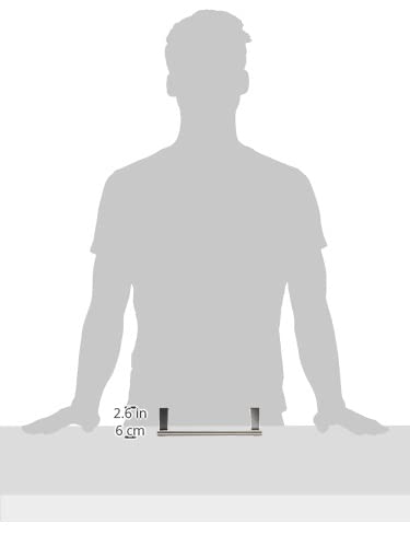 Premier Housewares 509694 Over Door Hanging Rail, 23 cm - Silver