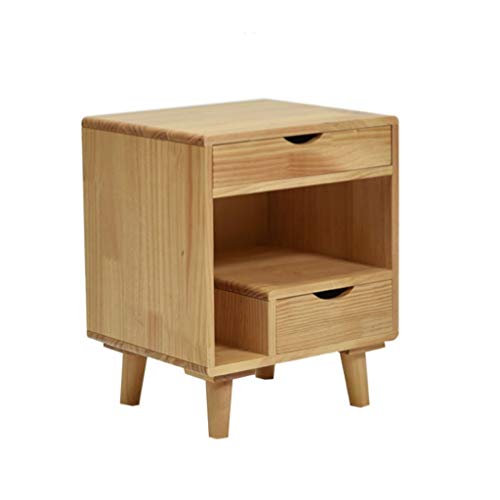 JYDQM Nightstand with 2 Drawers,Bedside Furniture Table Dresser for Home, Office, College Dorm