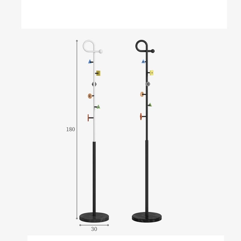 maozi Hall Bedroom Clothes Entrance Coat Rack Floor Hats Metal Hanger Foot Coat Rack Jackets Furniture (Color : Argento, Size : Light Grey)