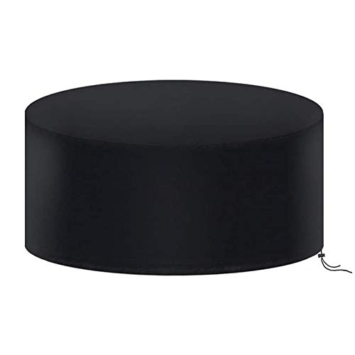Gutsbox Garden Furniture Covers Waterproof Round Patio Furniture Covers 420D Heavy Duty Oxford Fabric Outdoor Patio Table Cover, Waterproof, Wind
