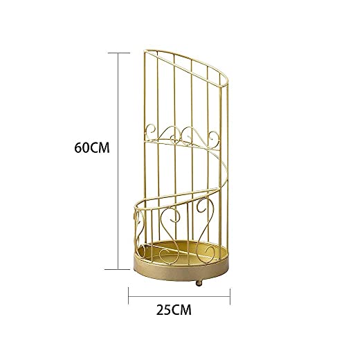 OMOONS Metal Iron Umbrella Stand, Modern Rustproof Umbrella Holder Rack for Long and Short Umbrella, Walking Stick and Cane, Decoration Collocati