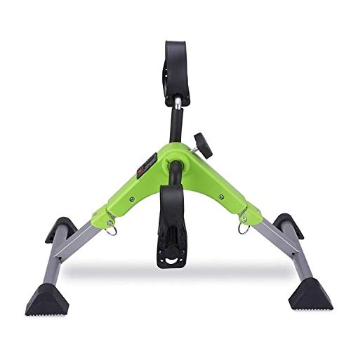 TWDYC Fitness Pedal Portable Folding Stationary Under Desk Indoor Exercise Bike for Arms Legs Physical Therapy with Calorie Counter 53.5 * 37 * 3