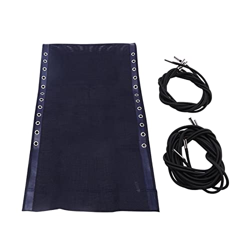 Kisbeibi Zero-Gravity Chair Replacement Fabric,63" x 17" Recliner Mesh Canvas,Lounge Chair Fabric with Ropes,an-ti-Gravity Folding Lounge Repair