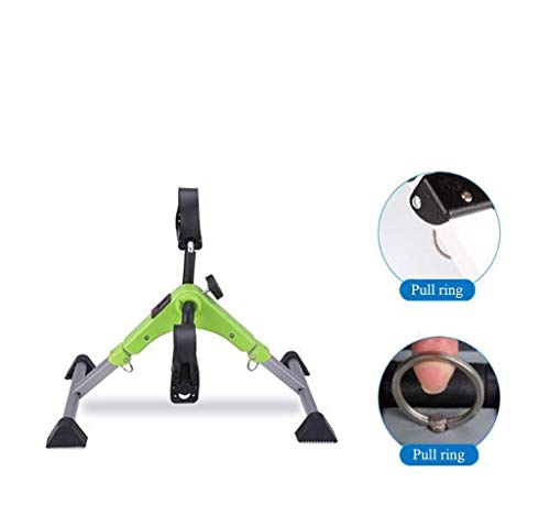 TWDYC Fitness Pedal Portable Folding Stationary Under Desk Indoor Exercise Bike for Arms Legs Physical Therapy with Calorie Counter 53.5 * 37 * 3