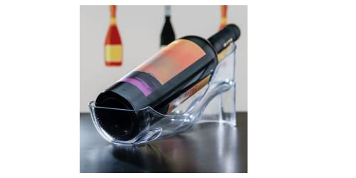 Fridge Wine Saver – Refrigerator Wine Bottle Holder. Elegant Wine Storage, Organizer for Opened Bottles in Fridge or Table-top. Wine Rack for Sta