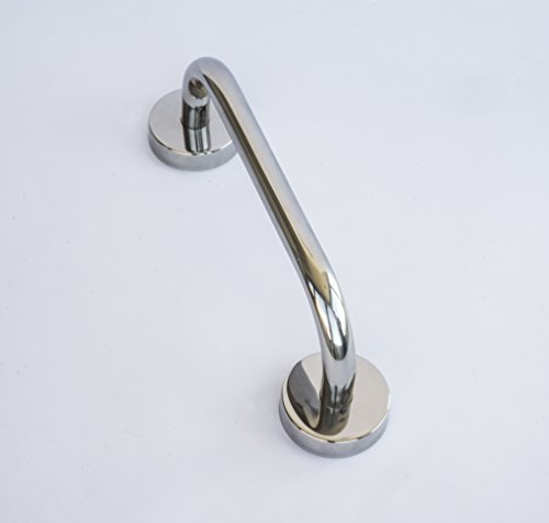 Kapitan Grab Bar for Disabled Safety Support – 20 cm/7.87 inch, Stainless Steel, Bathroom Handrail, Polished Finish, Made in EU