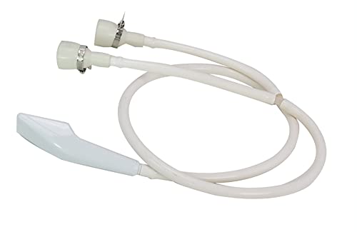 Kobe Professional Double Tap Shower Attachment for Bath/Extra Long Shower Head and Hose Set for Bath Taps - Secure Fit Clamp Included - Perfect P