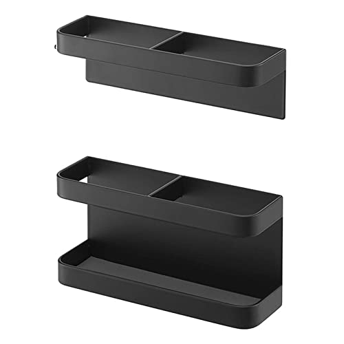 Magnetic Umbrella Stand, Wall-mounted Decorative Punch-free Sturdy Magnetic Umbrella Stand for Hotel (Black)