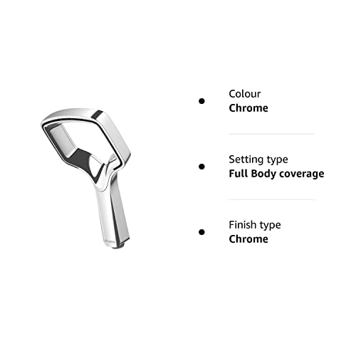 Methven Aurajet RUA Water-Saving Energy-Saving Shower Head in Chrome Designed for High Pressure - RUHSCPUK