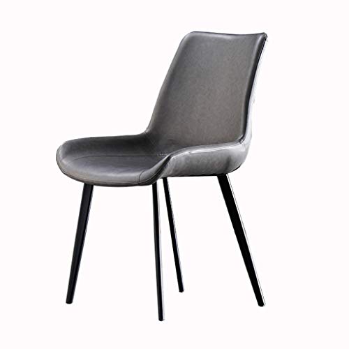 Modern Kitchen Dining Room Chairs Water Proof PU Leather Dining Chair Kitchen Living Room Lounge Counter Chairs (Color : Brown)