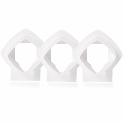 Wall Mount Bracket Stand Holder for Linksys Velop Tri-band Whole Home WiFi Mesh System, White 3 Pack
