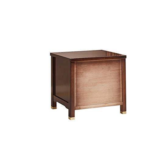 LUKEO Solid Wood Bedside Table Simple Bedroom Locker, Solid Wood Bedside Table