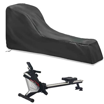 MRWiZMS Rowing Machine Cover, Cover for Rowing Machine, 210D Oxford Cloth is Dust and Waterproof, Ideal for Indoor and Outdoor Use, Rowing Machin