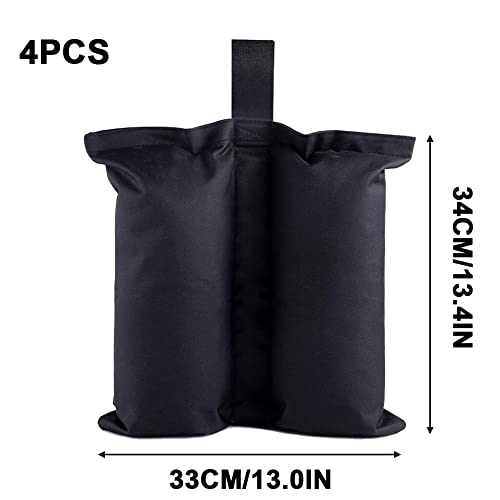 TSLBW Set of 4 Gazebo Sand Weights Bags 800D Heavy Duty Double-Stitched Sand Weight Bags SandBags Weights for Pop up Canopy Tent, Patio Umbrella,
