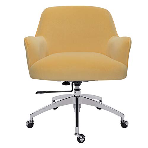 Warmiehomy Office Chair Velvet Swivel Desk Chair Height Adjustable Computer Chairs Ergonomic Office Chair With Arms Comfy Armchair For Home Offic