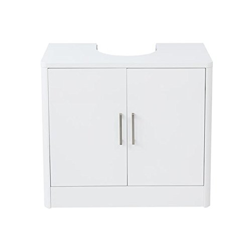House & Homestyle Under Sink Unit, White, H 54cm x W 60cm x D 30cm