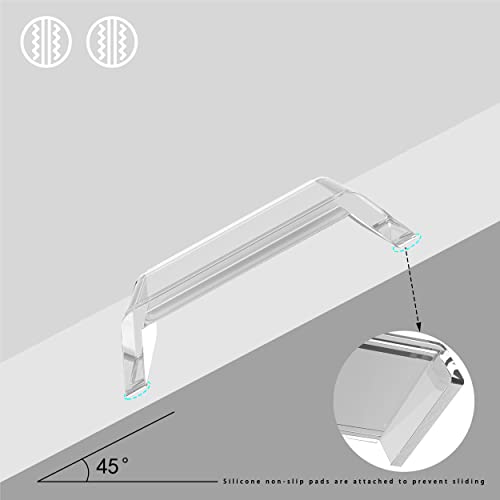 Speaker Stands for Sonos Era 300™, ERA 300 𝐒𝐩𝐞𝐚𝐤𝐞𝐫 Acrylic desktop bracket (Transparent)