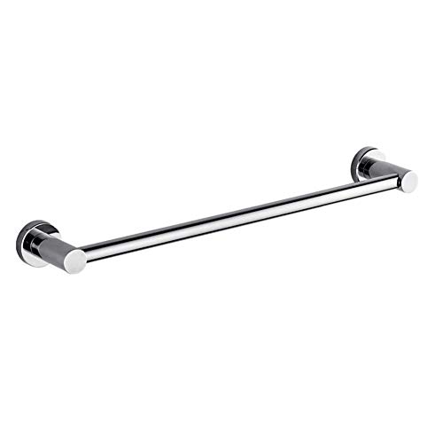 HIGOH Towel Rack Simple Shelf,Single Rod Stainless Steel Polished Finish Wall Mount Towel Hanger for Bathroom Kitchen/s/60Cm